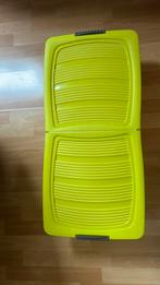 8 opbergbakken op wielen 80/37/18 cm, Doe-het-zelf en Bouw, Kratten en Dozen, Ophalen, Zo goed als nieuw