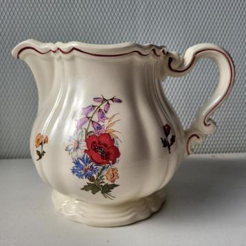 Vintage Digoin Sarreguemines Agreste kan met bloemen beschikbaar voor biedingen