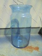 VAAS GLAS MELKBUS BLAUW 29 CM DIA 16 CM NIEUW, Blauw, Nieuw, Ophalen of Verzenden, Glas