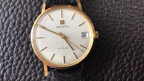 ZENITH automatic gouden uurwerk - vintage jaren ‘70, Handtassen en Accessoires, Horloges | Heren, Zo goed als nieuw, Polshorloge
