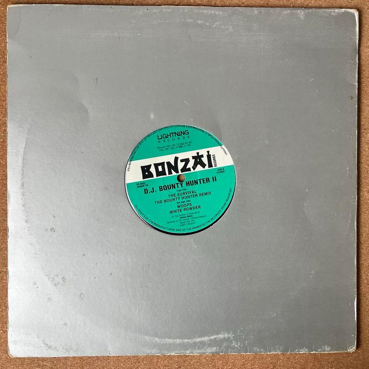 DJ Bounty Hunter – II (Bonzai, 1993), Cd's en Dvd's, Vinyl | Dance en House, Gebruikt, Techno of Trance, 12 inch, Verzenden