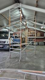 alluminium rolstelling, Doe-het-zelf en Bouw, Ladders en Trappen, Ophalen, Gebruikt, 4 meter of meer