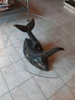 Dolfijnen tafel met dik glas, Ophalen