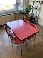 Formica tafel rood, Ophalen