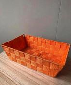 Oranje mandje Alvaro, Ophalen, Kunststof, Mand, Nieuw