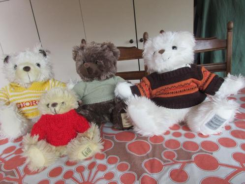 6 zeer mooie giorgio beren heel zachte pluche, 5 grote en 1, Verzamelen, Beren en Cherished Teddies, Zo goed als nieuw, Stoffen beer