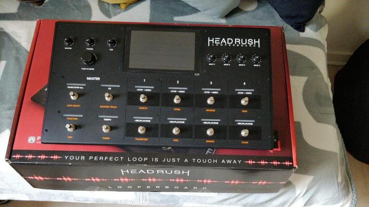 Looperboard Headrush, Musique & Instruments, Effets, Comme neuf, Chorus, Delay ou Écho, Distortion, Overdrive ou Fuzz, Reverb