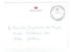Briefomslag met stempel paleis Laken (Post-0036), Ophalen of Verzenden, Koningshuis, Gestempeld