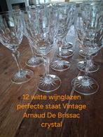 12 witte wijn glazen crystal Arnaud De Brissac, Ophalen
