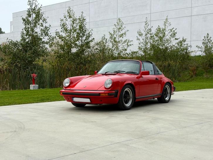 Porsche 911 SC Targa 1980 16"Fuchs Bilstein sound systeem, Auto's, Porsche, Bedrijf, Te koop, Centrale vergrendeling, Elektrische ramen