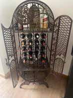 Mooi ijzer wijnrek te koop, Huis en Inrichting, Woonaccessoires | Wijnrekken, Ophalen, Gebruikt, 25 flessen of meer, Metaal