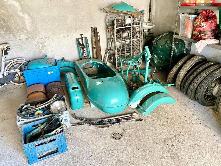 IZH Jupiter met Sputnik zijspan project, Motoren, Motoren | Zijspanmotoren, Ophalen of Verzenden