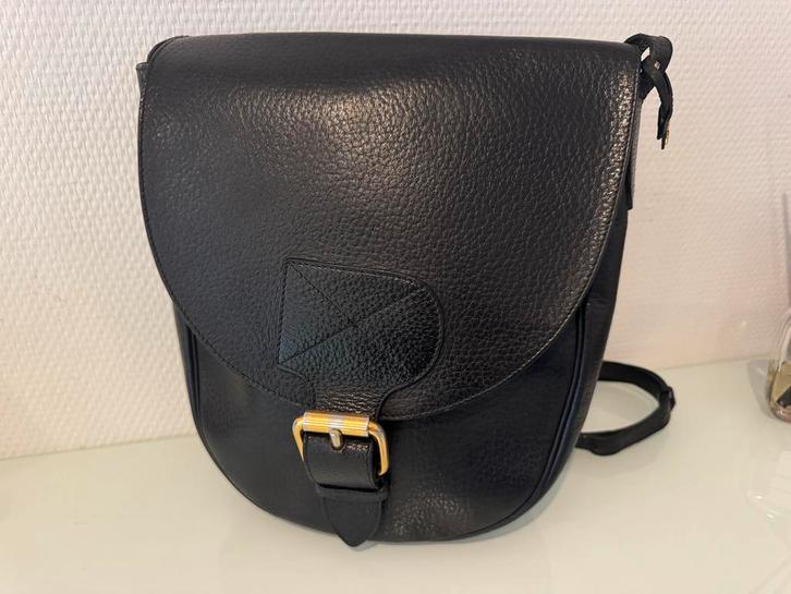 Delvaux handtas, Handtassen en Accessoires, Tassen | Schoudertassen, Zo goed als nieuw, Zwart, Ophalen of Verzenden