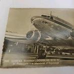 SABENA postkaart Bimoteur DOUGLAS D.C. 3. 7695 Jaeger Genève, Verzamelen, Ophalen of Verzenden