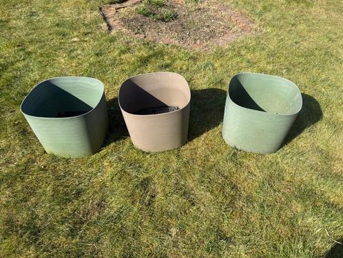 zelfbewaterende plantenbakken, Tuin en Terras, Bloembakken en Plantenbakken, Gebruikt, Kunststof, Balkon, Tuin, Minder dan 30 cm