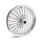 Fat spokes voorwiel chroom 3.50 x 21 dubbele remschijf, Motoren, Ophalen, Petroleumhavenweg 26, Info@taco-motos.com, Nieuw