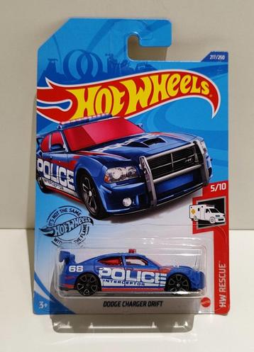 Hot Wheels Dodge Charger Drift Police (2018) beschikbaar voor biedingen