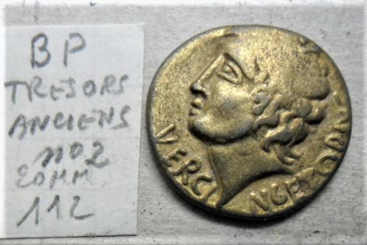 Token BP 20mm Vercingétorix schatten van oude munten, Postzegels en Munten, Penningen en Medailles, Overige materialen, Ophalen of Verzenden