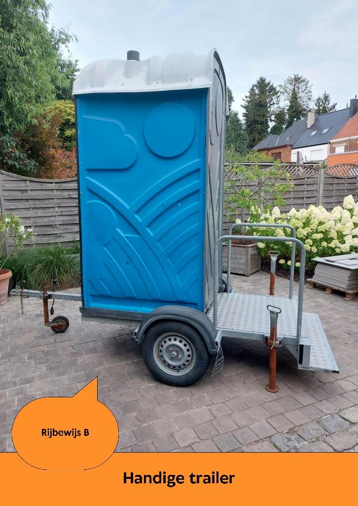 TE HUUR - Toiletwagen / Mobiel Toilet / Wc wagen, Hobby & Loisirs créatifs, Articles de fête | Location, Comme neuf, Enlèvement