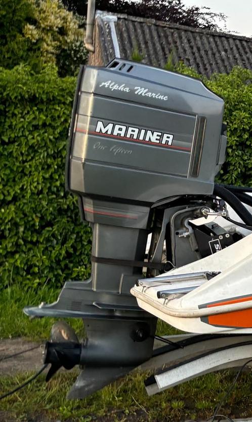 Mariner/Mercury 115 ch, 2 temps, 4 cylindres, Sports nautiques & Bateaux, Moteurs Hors-bord & In-bord, Comme neuf, Essence, Moteur hors-bord