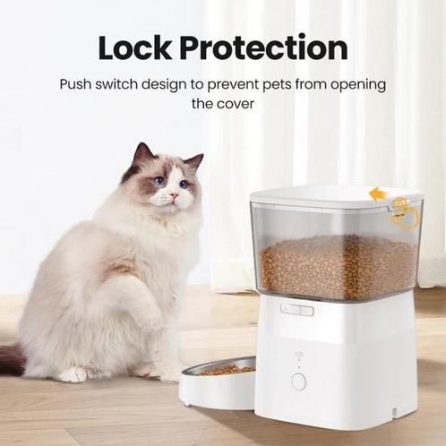 Automatische Kat Voeder - Wifi Cat Feeder, Dieren en Toebehoren, Kattenvoerbakken en Drinkbakken
