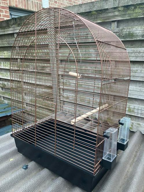 GROTE PARKIETEN KOOI FLAMINGO MET SPEELTJE NU 65 EURO, Animaux & Accessoires, Oiseaux | Cages & Volières, Comme neuf, Cage à oiseaux