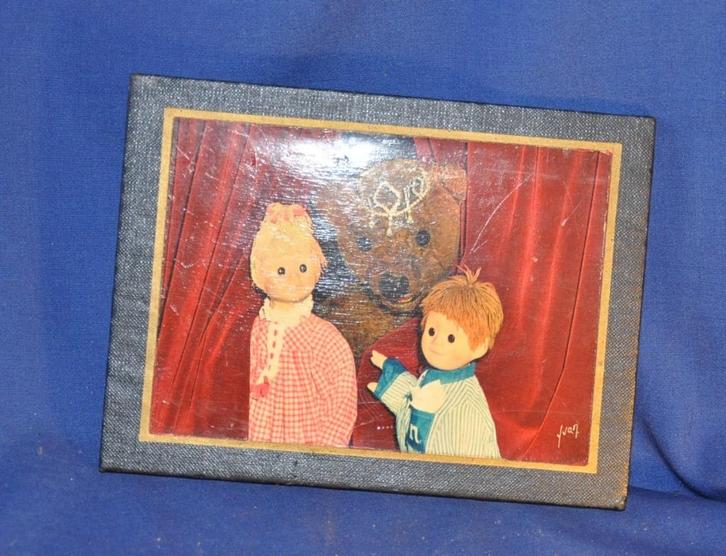 cadre série des année 60 bonne nuit les petits (2), Verzamelen, Film en Tv, Gebruikt, Tv, Foto of Kaart, Ophalen of Verzenden