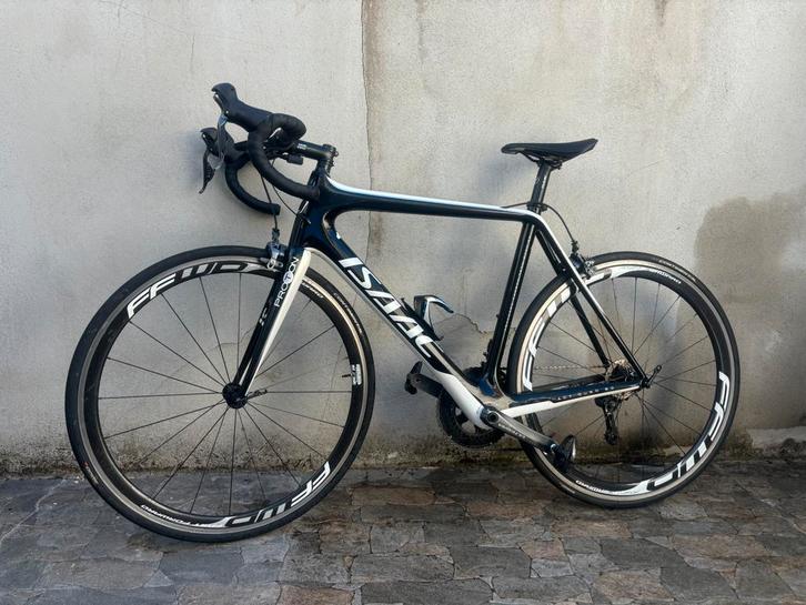 Isaac proton DI2 carbon koersfiets, Fietsen en Brommers, Fietsen | Racefietsen, Zo goed als nieuw, Carbon, Ophalen