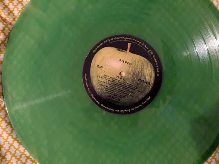 ZELDZAAM - The Beatles - Let It Be - Groen vinyl (groen) - A, Cd's en Dvd's, Vinyl | Pop, Ophalen of Verzenden