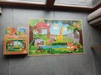 Puzzel De dieren van de jungle, Ophalen of Verzenden, 10 tot 50 stukjes, Gebruikt, 2 tot 4 jaar