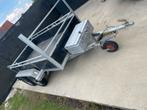 Dubbelasser aanhangwagen 255x140  ongeremd 750kg M, Auto diversen, Aanhangers en Bagagewagens, Ophalen