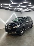 Peugeot 2008 | 2016 | 116.850KM | GEKEURD + GARANTIE, Auto's, Voorwielaandrijving, 580 kg, Leder en Stof, Zwart