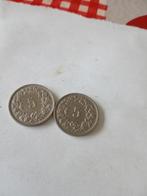 2 x 5 cent. suisse 1920-1971, Envoi, Monnaie en vrac