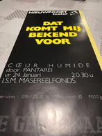 Vintage Posters Nieuwpoort Teater: dat komt mij bekend voor, Verzamelen, Deurposter of groter, Ophalen of Verzenden, Reclame, Rechthoekig Staand