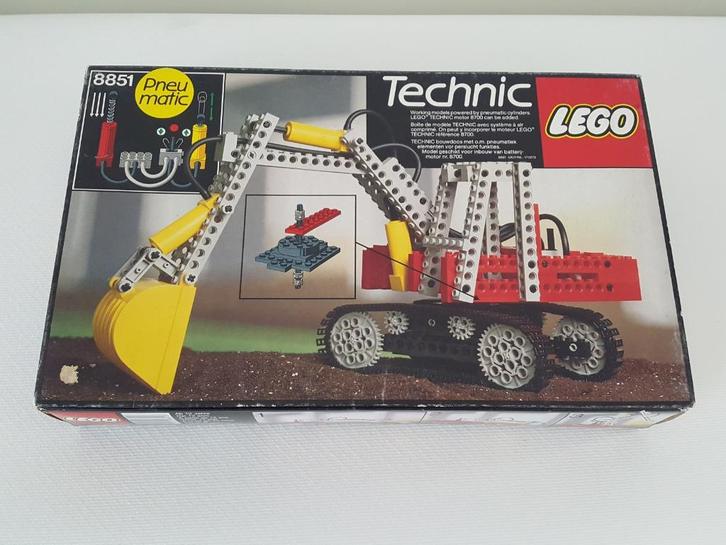 lego Technic 8851 "excavator", Kinderen en Baby's, Speelgoed | Duplo en Lego, Gebruikt, Lego, Complete set, Ophalen of Verzenden