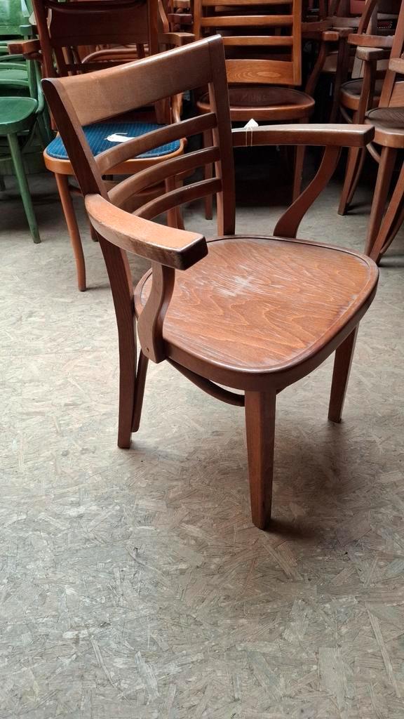 15 thonet cafe orgineel HUTTEN stoelen met print in zit set!, Huis en Inrichting, Stoelen, Ophalen of Verzenden