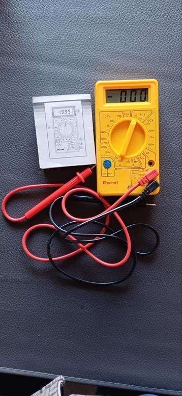 Perel multimeter, Doe-het-zelf en Bouw, Meetapparatuur, Ophalen, Gebruikt, Multimeter