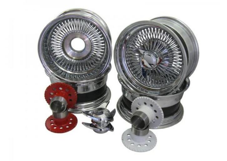 Wire wheels chroom 7x15″, Auto-onderdelen, Banden en Velgen, Velg(en), 15 inch, Nieuw, Ophalen of Verzenden
