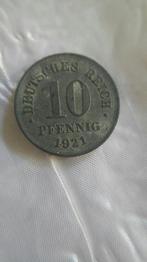 Monnaie munten allemagne 10 pfennig 1921 Aigle, Timbres & Monnaies, Monnaies | Europe | Monnaies euro, Enlèvement ou Envoi, Allemagne