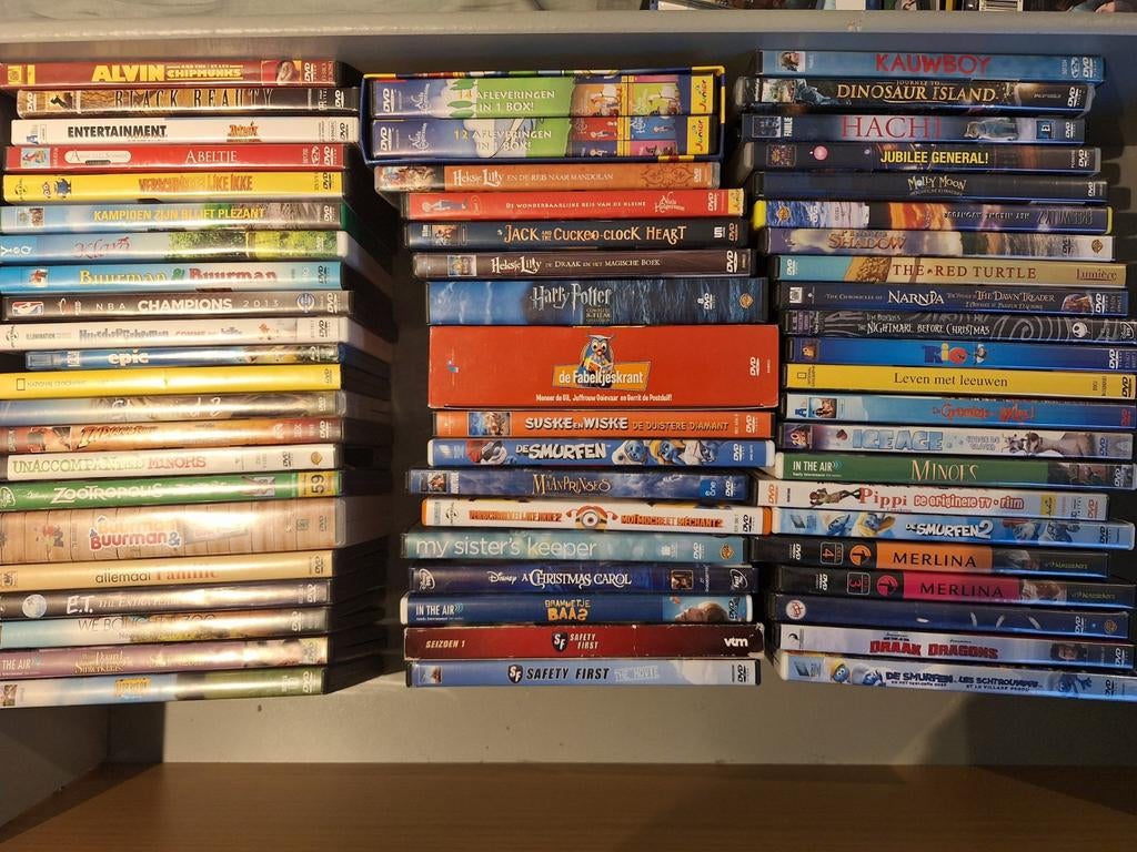 Grote collectie Kinder- & Familiefilms (+50 Dvd's), Cd's en Dvd's, VHS | Kinderen en Jeugd, Gebruikt, Alle leeftijden, Ophalen of Verzenden