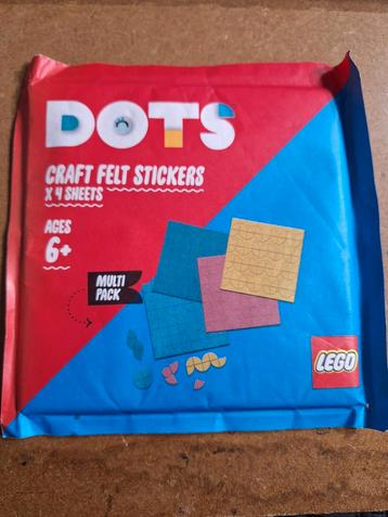 LEGO DOTS • STICKERS EN FEUTRE Autocollants en feutre artisa beschikbaar voor biedingen