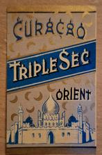 2 Curacao triple sec etiketten, Verzamelen, Ophalen of Verzenden