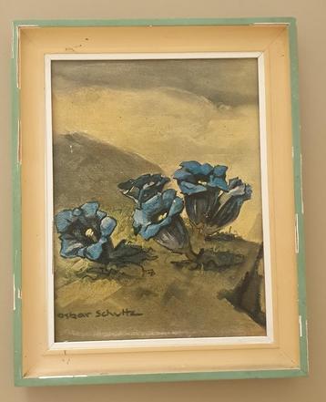 Oskar schultz gravure sur toile beschikbaar voor biedingen