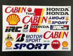 IRC Honda Shell NGK Bridgestone stickervel motoren, Motoren