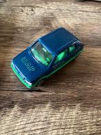 Majorette Peugeot 205 Blauw/Groen zeldzame UAP Pub Topstaat, Enlèvement ou Envoi