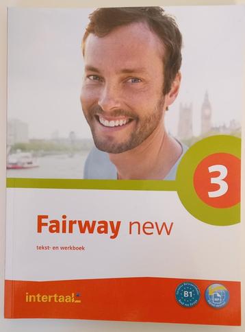Fairway new 3 Tekst- en werkboek Engels met online-mp3's, Anglais, Autres niveaux, Comme neuf, Enlèvement