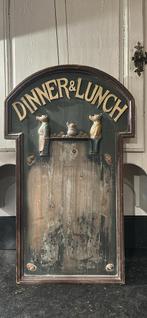 Oud uithangbord/krijt H 100 cm, Antiek en Kunst, Ophalen