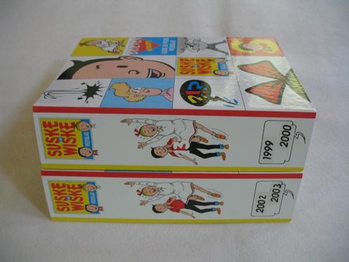 Suske en Wiske, 2 mappen met de weekbladen, Boeken, Stripverhalen, Zo goed als nieuw, Meerdere stripboeken, Ophalen of Verzenden