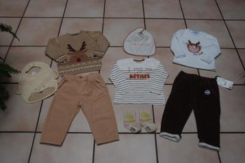 Baby Lot boy T92: T-shirt, broek, truien,... zoals nieuw! beschikbaar voor biedingen