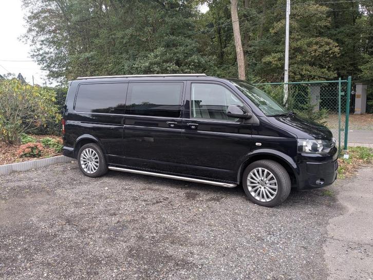 VW transporter 2.0tdi bwj2011 180pk 251000km dubbele cabine, Auto's, Bestelwagens en Lichte vracht, Particulier, ABS, Achteruitrijcamera